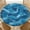 Blue, variant on Round Fitted Tablecloth with Elastic Edge Design Table Cover Waterproof Stain-Resistant Wipeable Table Cloth Best for 36"-60" Round Tables Marble