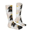 thumbnail image 3 of Bingfone Compression Socks For Women And Men Long Socks For Running Athletic Cycling Nurse-Dachshund Sitting In Bathtub, 3 of 9