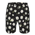 thumbnail image 3 of Pofeuu Daisies Flowers Prin Men's Swim Trunks Quick Dry Bathing Suit Swimming Board Shorts Mesh Lining Beach Swimwear-Large, 3 of 6