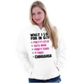 thumbnail image 3 of I Look For In Guys Chihuahua Lover Women Plus Size Graphic Pullover Hoodie Brisco Brands 5X, 3 of 4