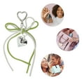 thumbnail image 3 of Unique Bargains 1 Pc Handbag Charms Keychains PU Bow Bag Accessories White Green, 3 of 5