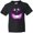 AB-Black, variant on Toothy Grin Pumpkin Face in Grape Purple Glow Youth T-Shirt
