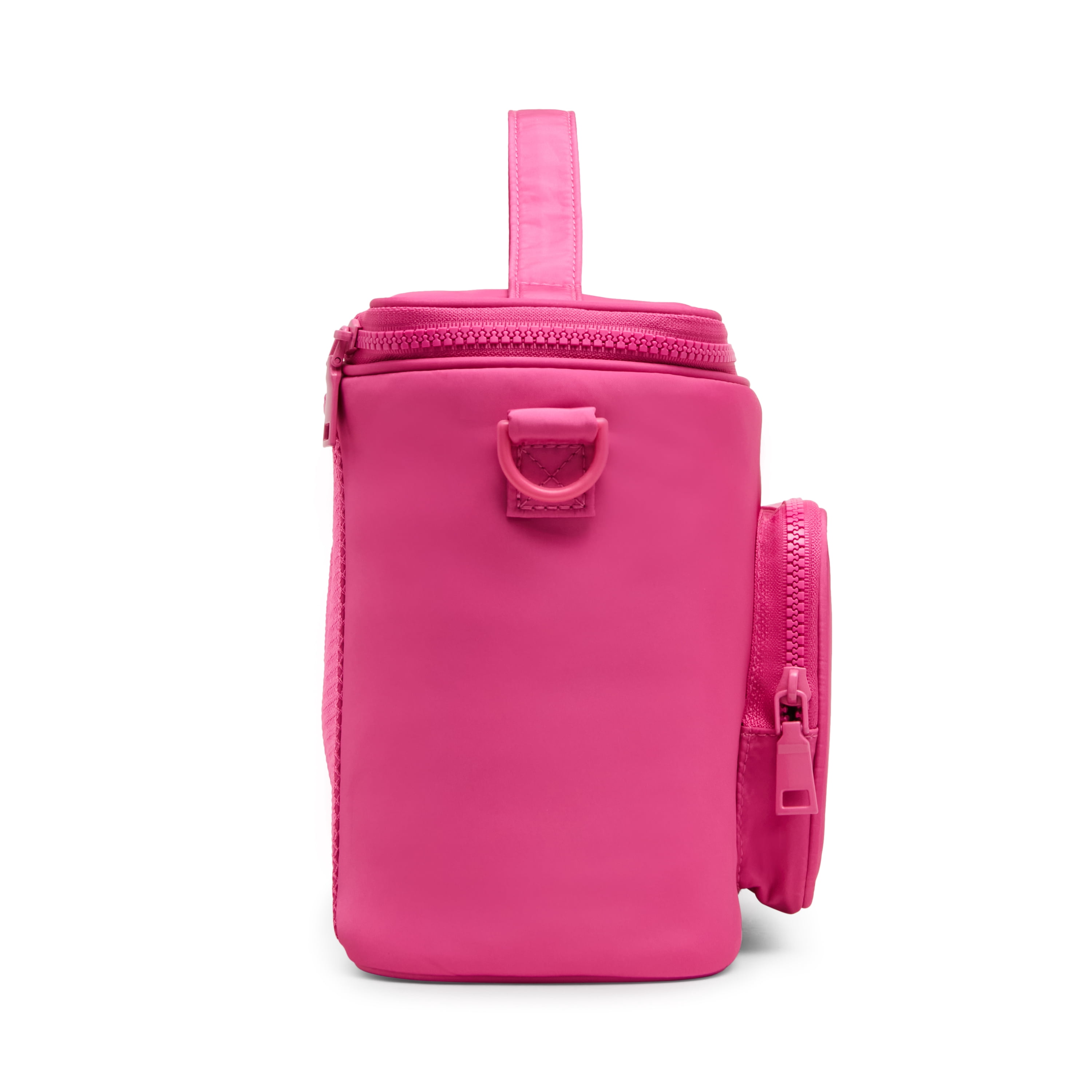 Madden NYC Women's Front Pocket Lunchbox, Pink, Made for Portable Food Storage for Workday Meals and Travel