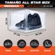 thumbnail image 4 of All Star Box Set de 4 Cajas Para Zapatos Sneakers 100% Transparentes Apilables Apertura Frontal Magnética Resistente Durable | Organizador de Zapatos | Cajas para Tenis | Transparente, 4 of 9