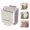 White, variant on Folding Kitchen Waste Trash Can, Collapsible Space-Saving, Hanging Garbage Can with Integrated Bag Dispenser for Cabinet Door, Kitchen, Bathroom, RV and Office