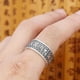 thumbnail image 2 of Anillo De Declaración De Sutra Tibetano Budista De Plata Para Hombres Y Mujeres, Anillo Ajustable Con Apertura De Anillo De Dedo matsuzay AP007016-01, 2 of 6