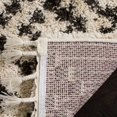 thumbnail image 6 of Safavieh MOROCCAN FRINGE SHAG 200, CREAM/CHARCOAL, 6'-7" Square, Area Rug, MFG245B-7SQ, 6 of 7