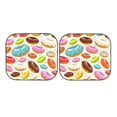 thumbnail image 7 of Goofa Color Donut Pattern 2 Piece Car Windshield Sun Shade Foldable | Front Windshield Shade for Sun, Heat and UV Rays | Sunshade for Car Front Window-, 7 of 7