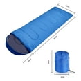 thumbnail image 2 of Sleeping Bag Warm Weather Waterproof Sleeping Bag for Adults Indoor Outdoor,Camping, Backpacking, Hiking, Royal Blue, 2 of 8