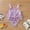 Purple, variant on uublik Toddler Swimsuit Summer Cute Print Sling One-piece Swimsuit, Sizes 0-3T