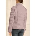 thumbnail image 2 of Giolshon Women's Stand Collar Lightweight Quilted Puffer Jacket Padded Zip Coat, 2 of 4