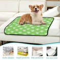 thumbnail image 6 of RMDQTR 3Pack Set of Small Pet Potty Pads Reusable Ultra-Absorbent Pet Training Pads Leak-Proof Pet Pads Green Paw Print Pattern, 6 of 7