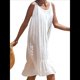 thumbnail image 2 of Traje de Baño para Mujer 2025, para Vacaciones en la Playa, con Tirantes Finos, para Cubrir el Traje de Baño, Vestido de Verano. L, 2 of 10