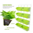 thumbnail image 3 of Vertical Herb Planter, 8-Pockets Indoor/Outdoor Hanging Garden Flower Pots Wall Planter Box Beds for Garden Porch, 3 of 8