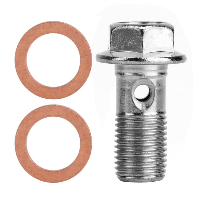Perno de manguera de tornillo de motocicleta de 10mm M10x1.00 para bomba de freno apto para Suzuki Honda Kawasaki Yamaha Jadeshay A