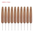 thumbnail image 1 of Ganchos de ganchillo, mango de bambú, agujas de coser, herramientas de bordado, una sola cabeza, 1,75 mm 10 Piezas Eigraketly HA006418-06, 1 of 6