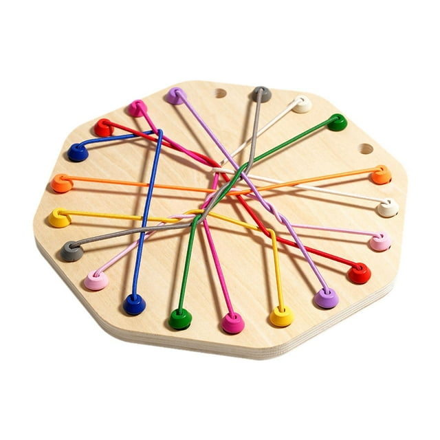 Juguete de desafío de rompecabezas de cuerda, juego de mesa de estrategia de cuerda giratoria, juego de desatar cuerdas, juguete Octaedro