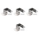 thumbnail image 4 of Soporte de riel de cama de 4 piezas con tornillo Versátil Versátil Metal a prueba de óxido Fácil de instalar Hardware del marco de la cama de soporte 40 mm, 4 of 9