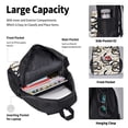 thumbnail image 4 of Disketp Snake Mochila Estampada de Gran Capacidad con Lonchera y Estuche, Set de 3 Piezas para Estudiantes, 4 of 7