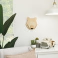 thumbnail image 2 of Little Love by NoJo Bear Head Layered Natural Wood Wall Décor, 2 of 5