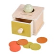 thumbnail image 4 of Caja de caída de bolas Caja de permanencia de objetos Habilidades motoras finas Juguetes Montessori San Valentín cajón único, 4 of 9