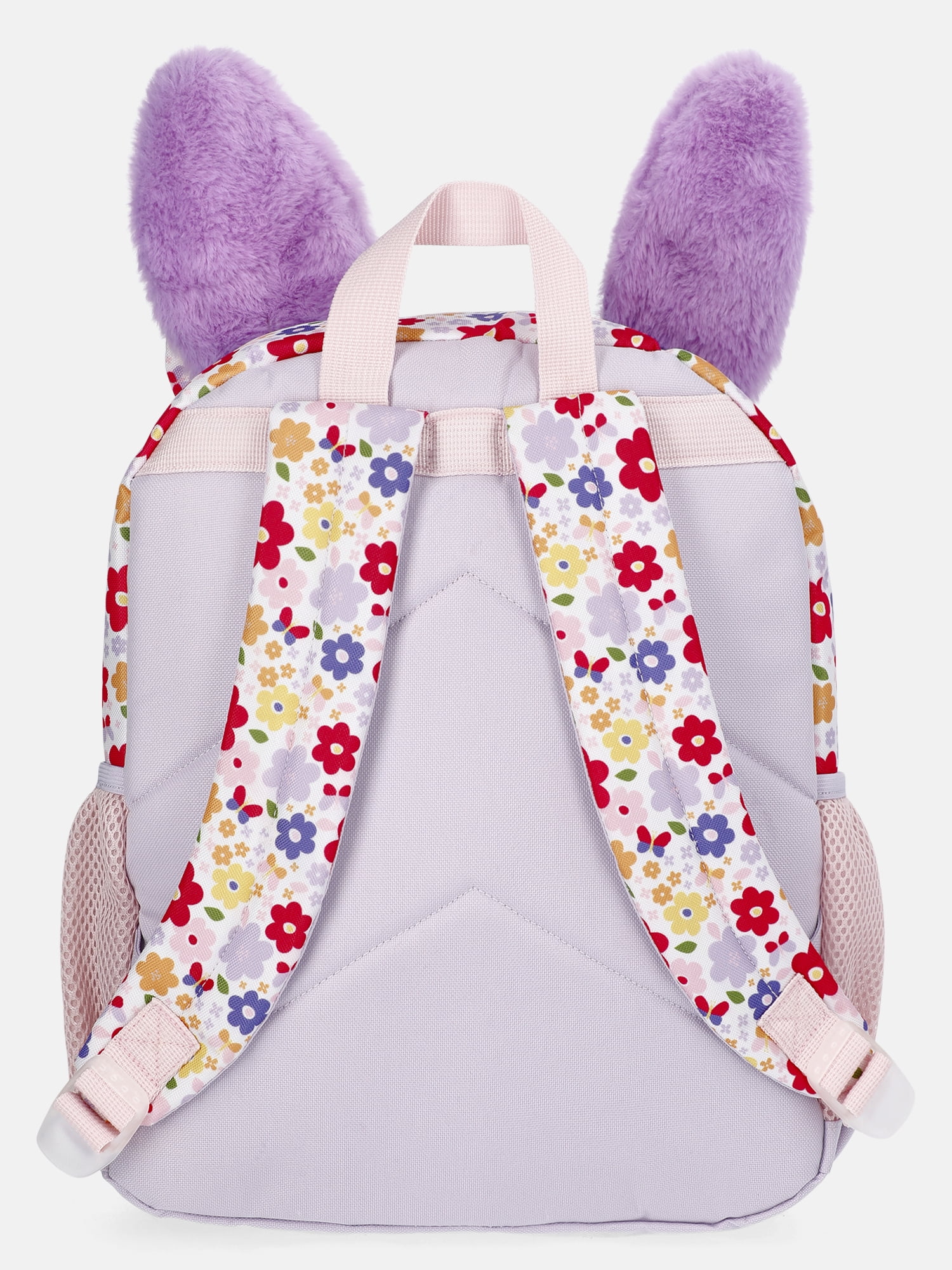 Wonder Nation Toddlers' 13.5" Floral Bunny Love Backpack, Soft Lilac