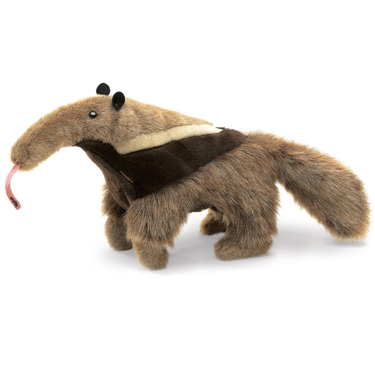 Hand Puppet Folkmanis Anteater New Animals Soft Doll Plush Toys