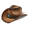 thumbnail image 3 of crativent Fabulous Western Cowboy Hat Essential Accessory For Themed Parties Birthday Celebrations . Stage Performance Fishing, 3 of 6