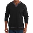 thumbnail image 5 of Tisuna Long Sleeve T-Shirts For Men Stretch V Neck Tops Men Solid Tshirts For Fitness Sports Size L, 5 of 8