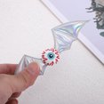 thumbnail image 4 of Unique Bargains 1 Pc Hair Clip Halloween Bat Wing Eyeball Hair Clips for Women Silver Tone, 4 of 5
