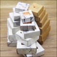 thumbnail image 3 of Caja de regalo de papel Kraft marmoleado, 10 piezas, embalaje de dulces, Chocolate, hecho a mano, decoración de boda, fiesta de cumpleaños y Navidad, 3 of 4