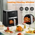 thumbnail image 5 of PRIJESSE Deime 7.5 qt Air Fryer, Black - 12 Presets, 5 of 6
