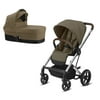 Cybex Balios S 4 In 1 Travel System Lux Stroller Bundle with Canopy Bed