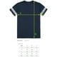 W Republic Vêtements 504-100-NVY-05 Université de Tee-Shirt de Football Akron pour Hommes & 44; Marine - 2XL – image 2 sur 2