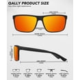 thumbnail image 4 of Gafas de sol QALLY polarizadas para hombre con montura rectangular y protección UV400, 4 of 7