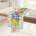 thumbnail image 4 of Ympkerial Elegant and Timeless Easter Table Runner, Showcasing Classic Egg & Rabbit Designs, Add a Touch of Tradition and Elegance to Your Home Dining Table During the Easter Season, 1 Pack, 4 of 7