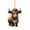 E, variant on SDJMa Christmas Cow Ornament, Cute Cartoon Highland Cattle Hanging Ornaments for Xmas Tree Car Backpack Home Holiday Party Decorations, Christmas Gift for Cow Lover