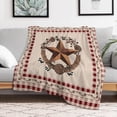 thumbnail image 5 of Texas Star Western Throws Blankets for Sofa Bed Winter Plush Warm Blanket Holiday Gifts, 5 of 6