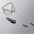 thumbnail image 1 of Red de aterrizaje de pesca, red de aterrizaje telescópica de 180 cm, red de aterrizaje de pesca con red de pesca plegable, accesorios de pesca para adultos y niños triángulo, 1 of 6