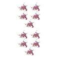 thumbnail image 1 of Baohd 5pcs/set Arrangement de Fleurs Artificielles Réalistes Entretien Bas et Brique Réaliste Rouge 2Set, 1 of 6