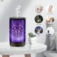 thumbnail image 6 of Skull Essential Oil Diffuser, Daroma 100ml Metal Aromatherapy Ultrasonic Cool Mist Humidifier Air Scent Home Office Gift, 7 Colors Changed LED Mood Light, Waterless Auto-Off, 6 of 7