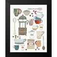 thumbnail image 2 of Prahl, Courtney 20x24 Black Modern Framed Museum Art Print Titled - Coffee Chart II v2, 2 of 5