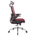 thumbnail image 6 of M optimized Ergonomic Office Chair Mesh Computer Desk Chair with High Back Adjustable Headrest Flip-Up Arms Lumbar Support Tilt Lock Function Chair for Home Office, 6 of 9