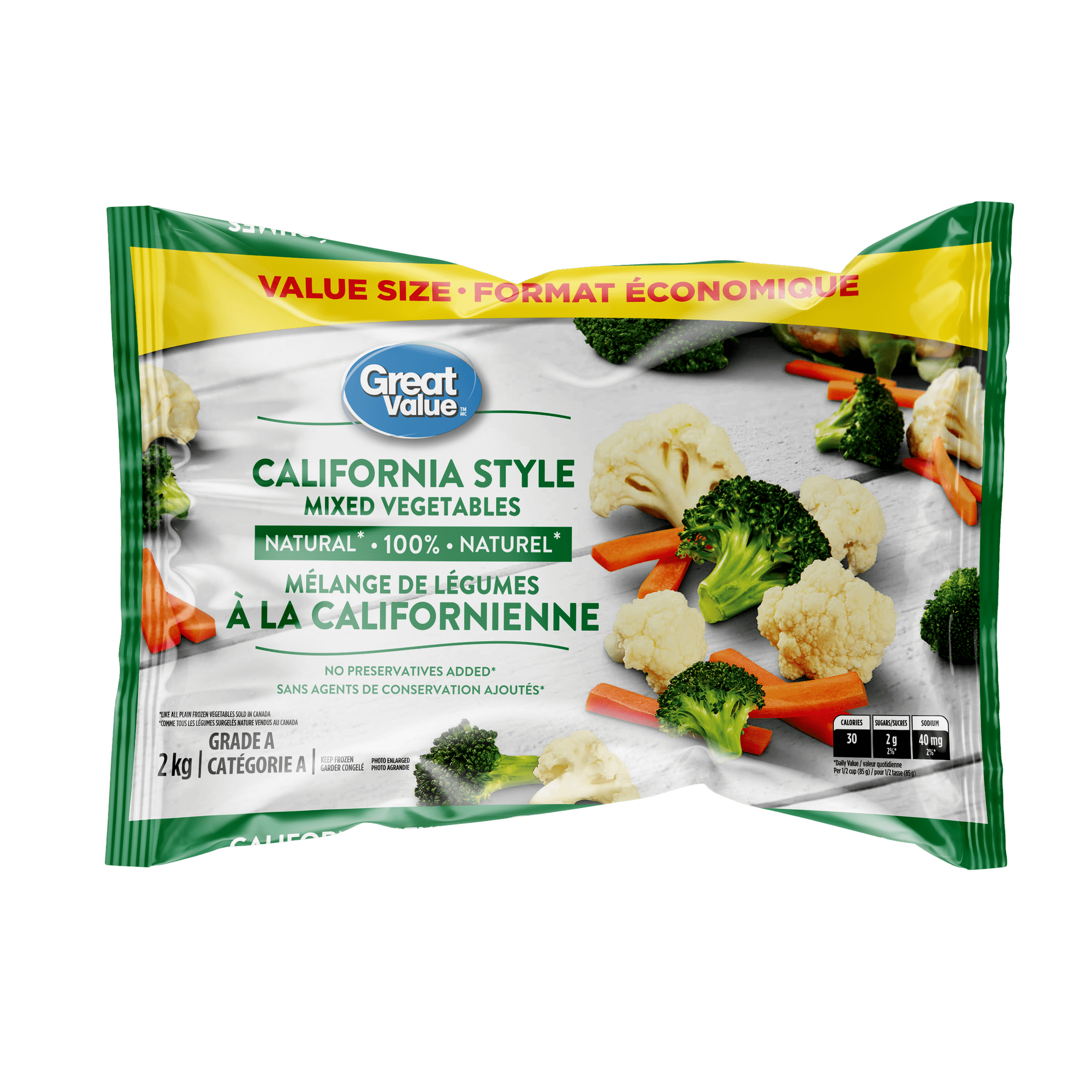 Frozen california blend vegetables hot sale