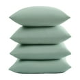 thumbnail image 4 of Truly Soft Everyday Green 4 Pack King Pillowcase, Solid Color Themed, Adult Bedding, Oeko-TEX Certified, 4 of 9