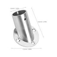 thumbnail image 4 of 2pcs Shower Rod Holder Towel Rod Support Closet Pole Socket Rod End Supports, 4 of 8