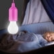 thumbnail image 5 of Kuymtek Bombilla LED para colgar, con pilas, coloridas, con cable de tracción (rosa roja) Kuymtek Iluminación del hogar multifuncional, 5 of 7