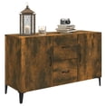 thumbnail image 2 of vidaXL Sideboard Smoked Oak 100x36x60 cm Engineered Wood, 2 of 5