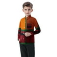 thumbnail image 2 of Eltusu Toddler Boys Plaid Shirts, Casual Long Sleeve Comfort Lapel Collar Button-Down Shirts Orange Size 2-3 T, 2 of 5