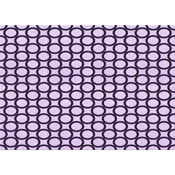 Ahgly Company Indoor Rectangle Patterned Blossom Pink Area Rugs, 5' x 7'